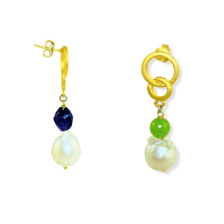 Orecchini In Argento 925 Con Ametista - Chic-Net Rotondi - Pietra Viola 5mm - Gioielli Eleganti Per Donna