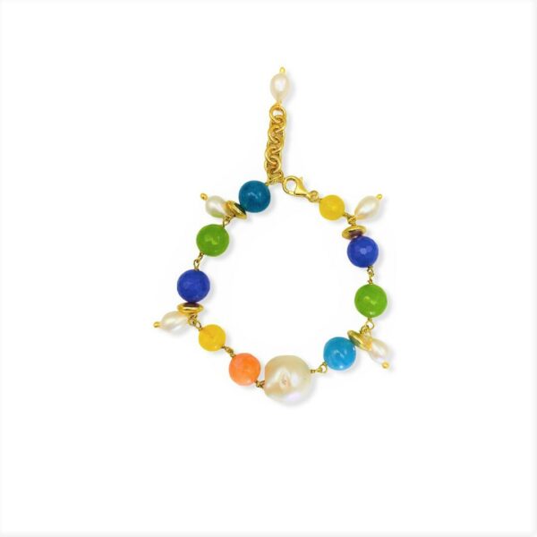 bracciale-pietrepreziose-perle-argento-oro-18kt-marikadecesare-gioielli