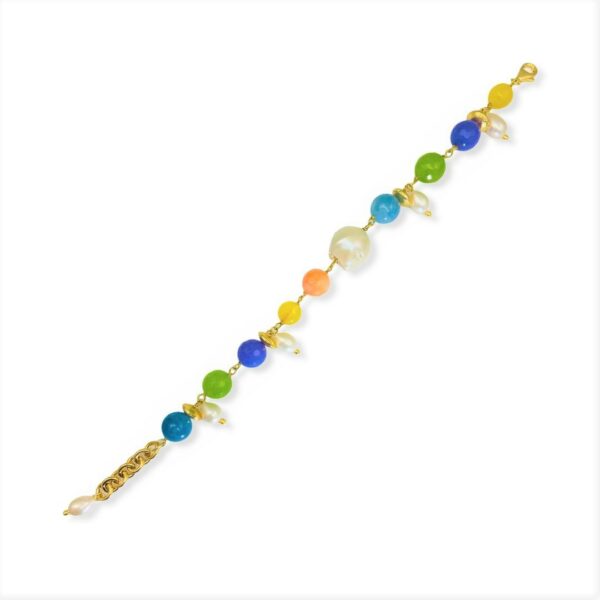 bracciale-pietrepreziose-perle-argento-oro-18kt-marikadecesare-gioielli