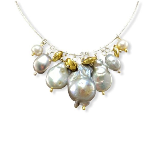 collana-gioielliartigianali-gioielli-perle-perlebarocche-argento-oro-marikadecesare