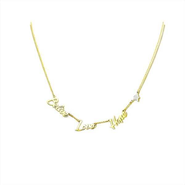 collane-oro-18kt-hope-love-belive-stars-marikadecesare-gioiellipersonalizzati